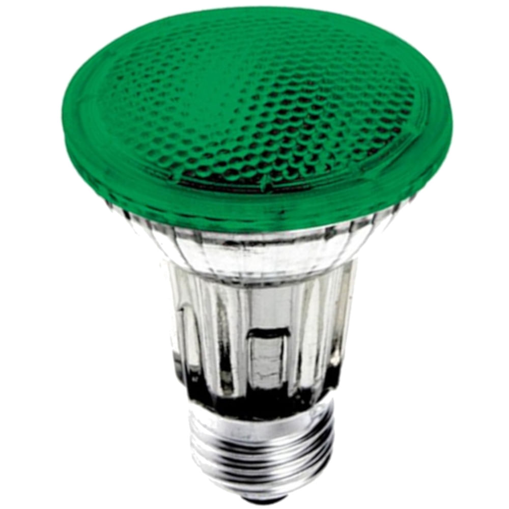 Lâmpada Par 20 50 Watts 110 Volts Verde - 01348 - OUROLUX - Imagem 2