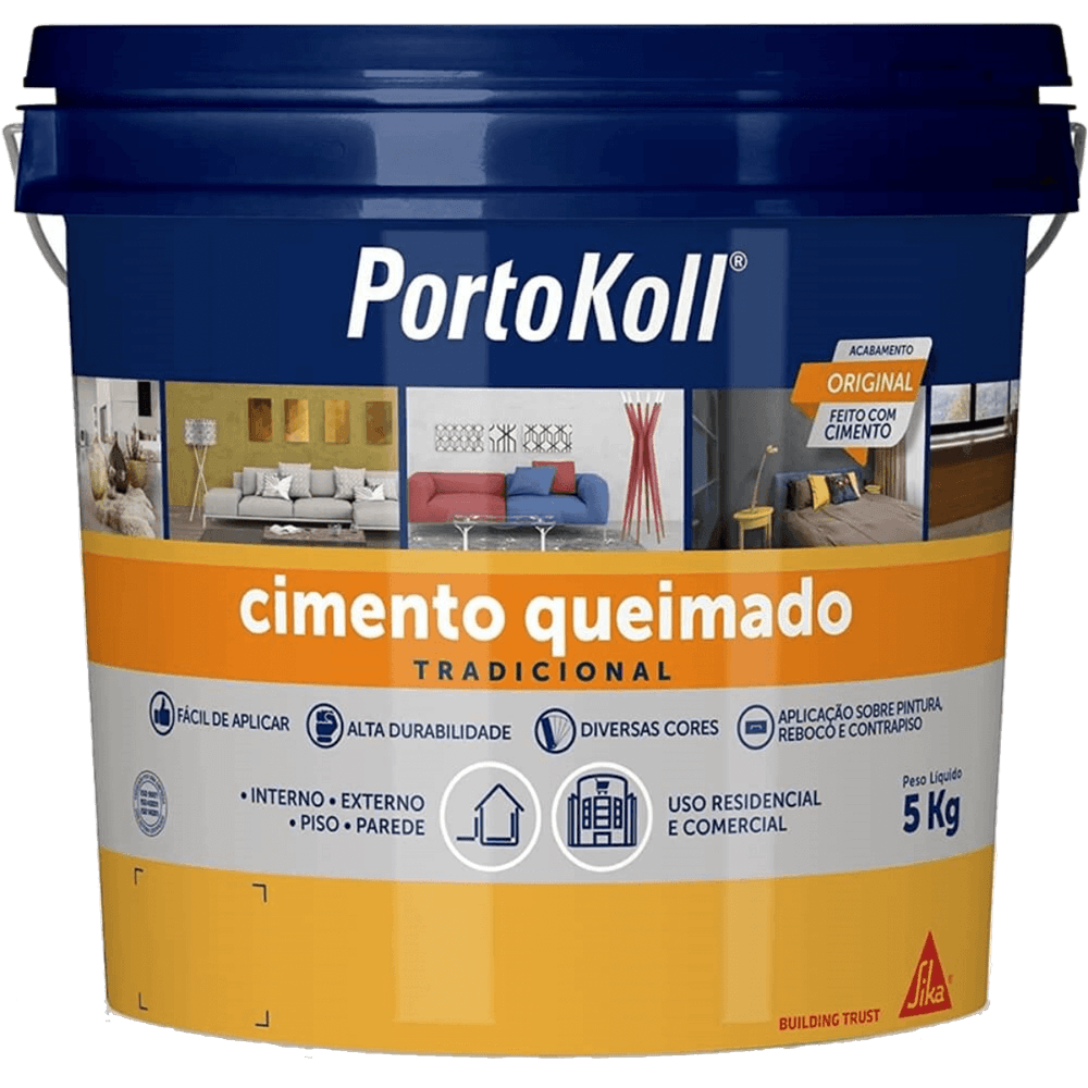 Cimento Queimado Geada 5 Kilos - 96673 - PORTOKOLL