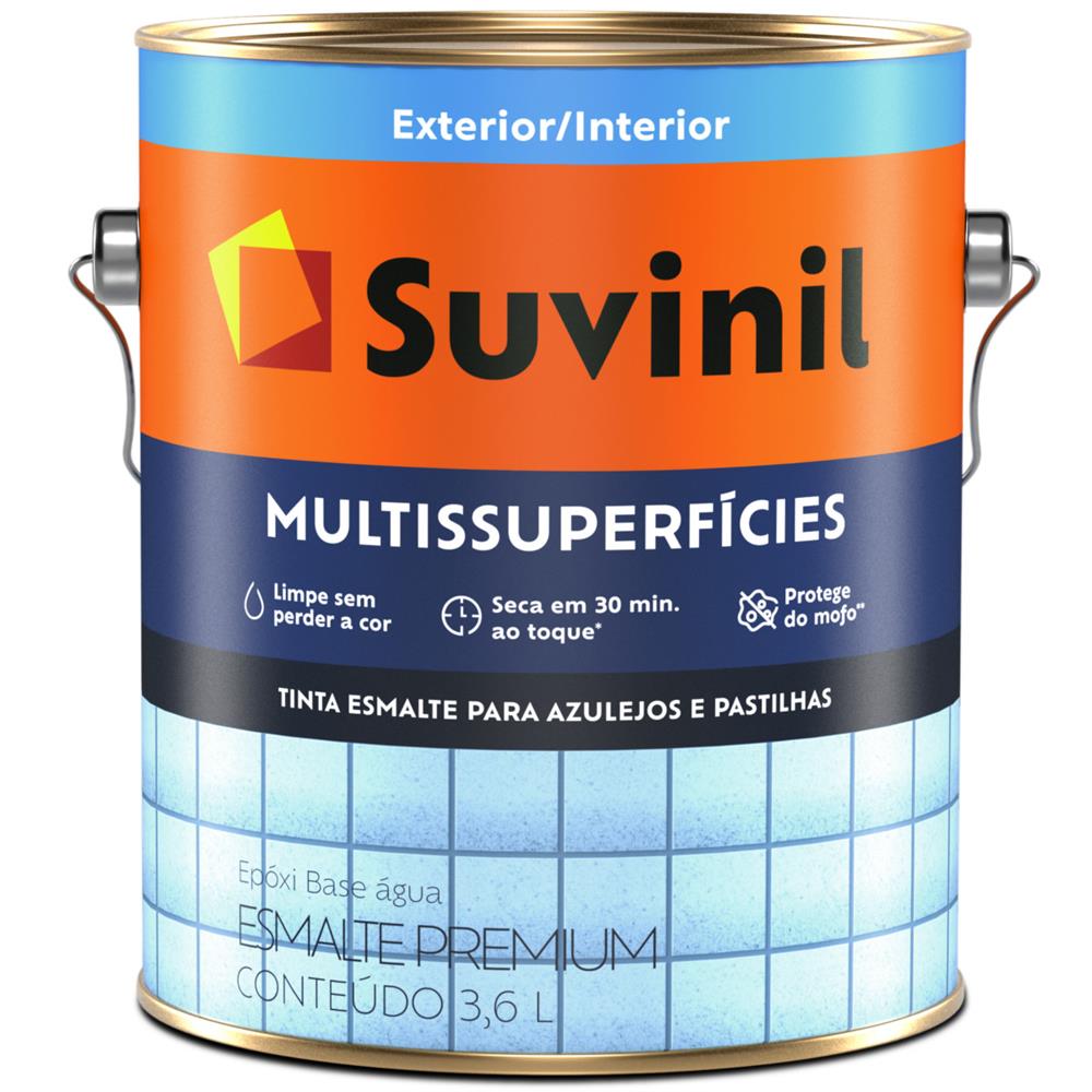 Tinta Esmalte Multisuperfícies Epóxi Base Água 3,6 Litros Branco - 50298762 - SUVINIL