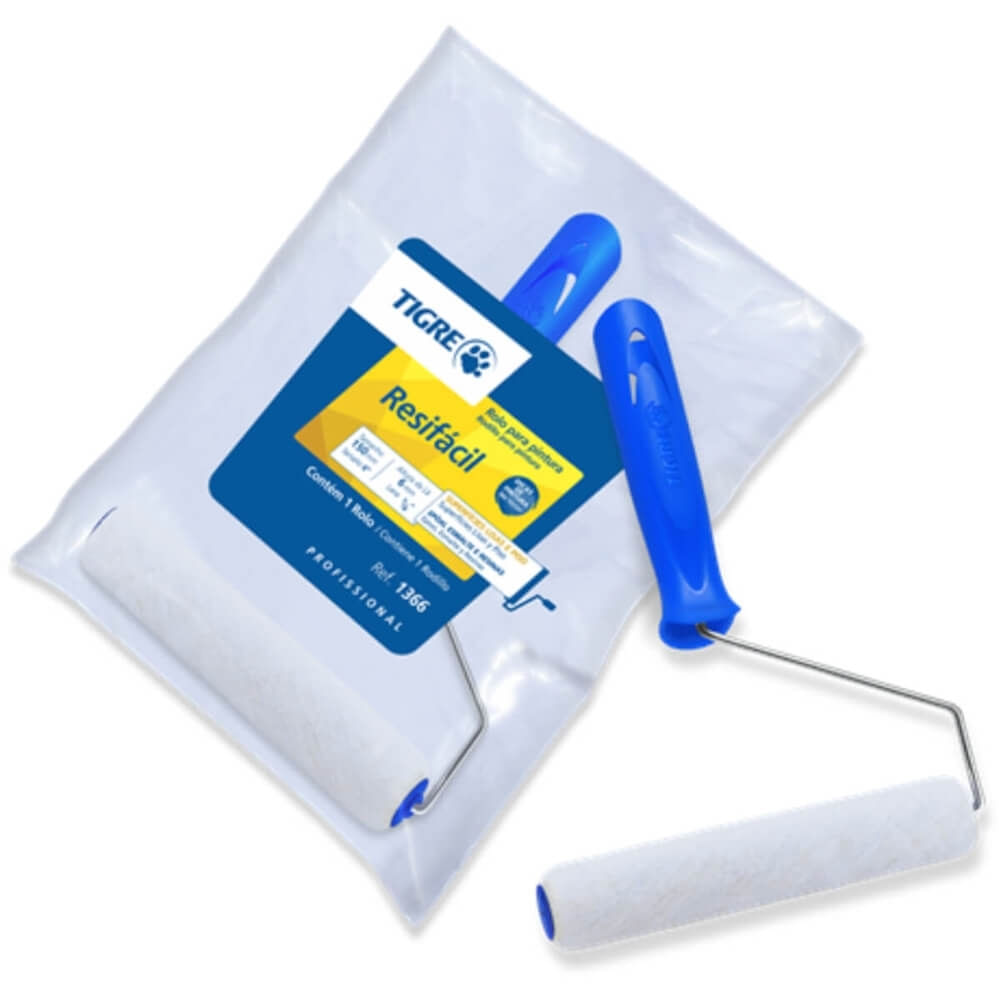 Rolo para Epoxi, Esmalte e Óleo com Cabo 15cm 1366-15 - 61366015 - PINCÉIS TIGRE