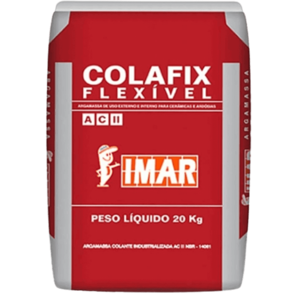 Argamassa Colafix AC-2 Flexível 20 Kilos Cinza - PAC05 - IMAR