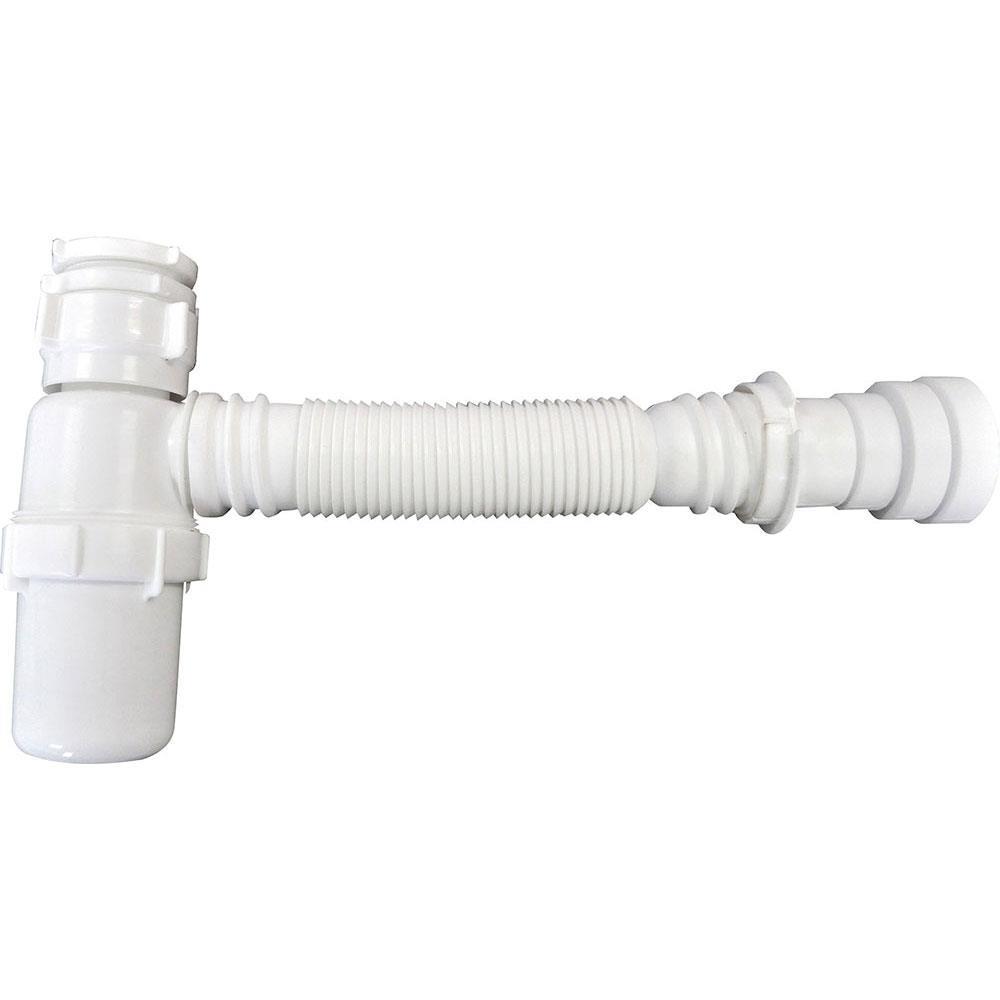 Sifão Sanfonado Universal Copo Branco - SSUC*BR1 - ASTRA