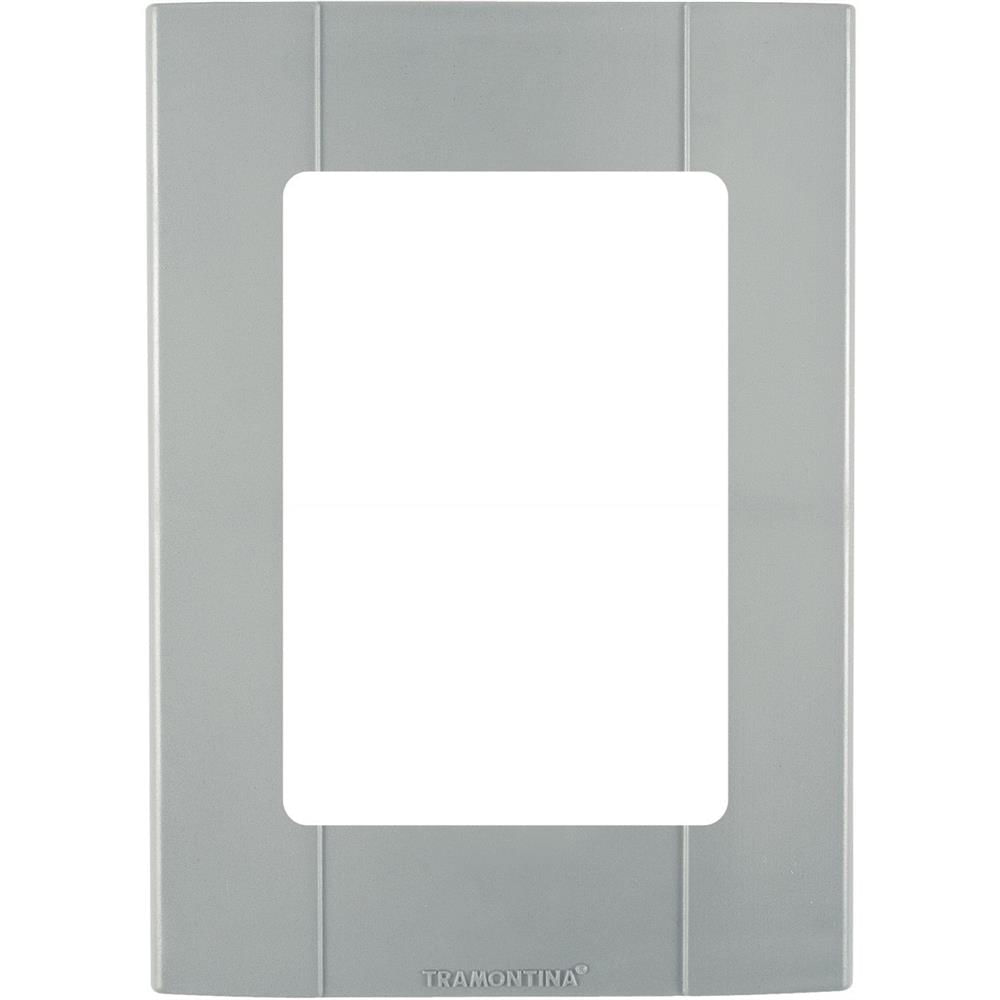 Tampa 3 Postos para Modulo Cinza Escuro - 57252/022 - Tramontina