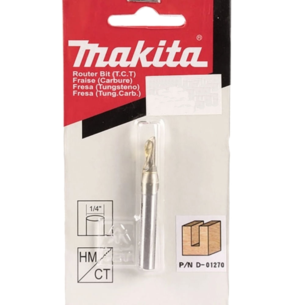 Fresa Paralela Simples HT 1/4"" - D01270 - MAKITA