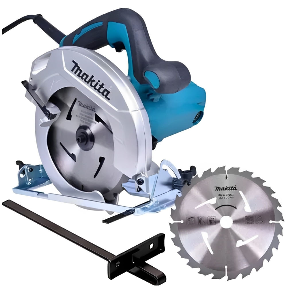 Serra Circular para Madeira 110 Volts 7.1/4"" com 185mm 1600 Watts 5.500 RPM - HS7010 - MAKITA