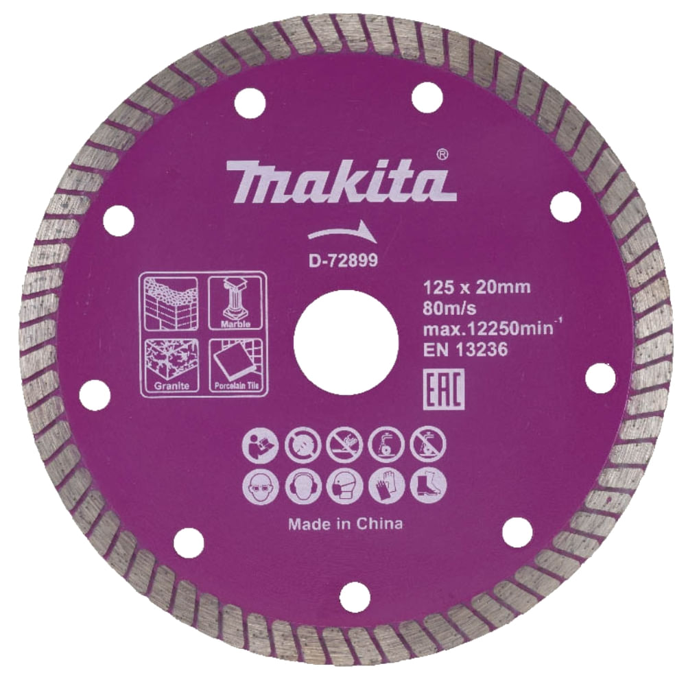 Disco Diamantado Multimateriais 125x20x8mm - D-72899 - MAKITA