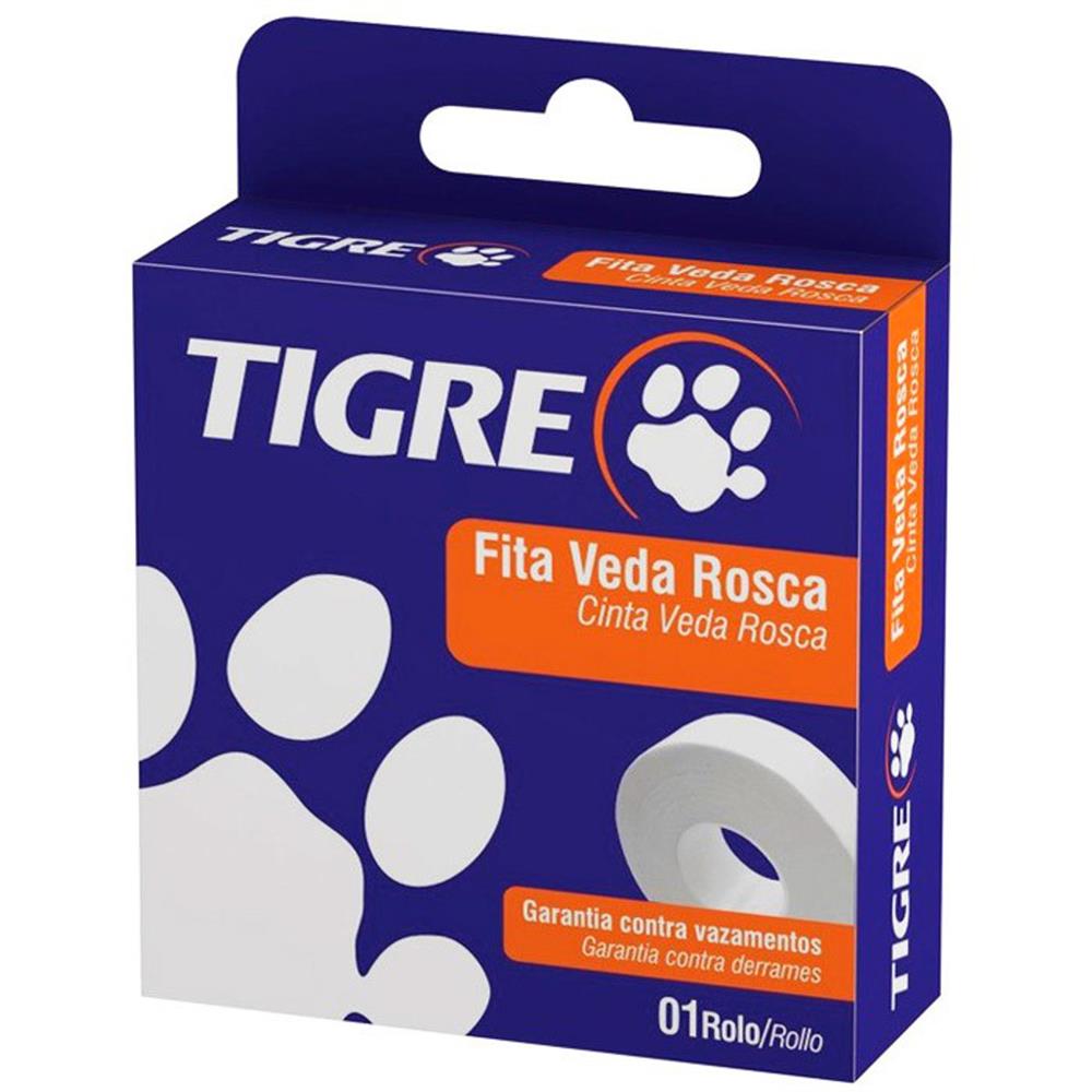 Fita Veda Rosca 18mm x 10 Metros - 54501854 - TIGRE