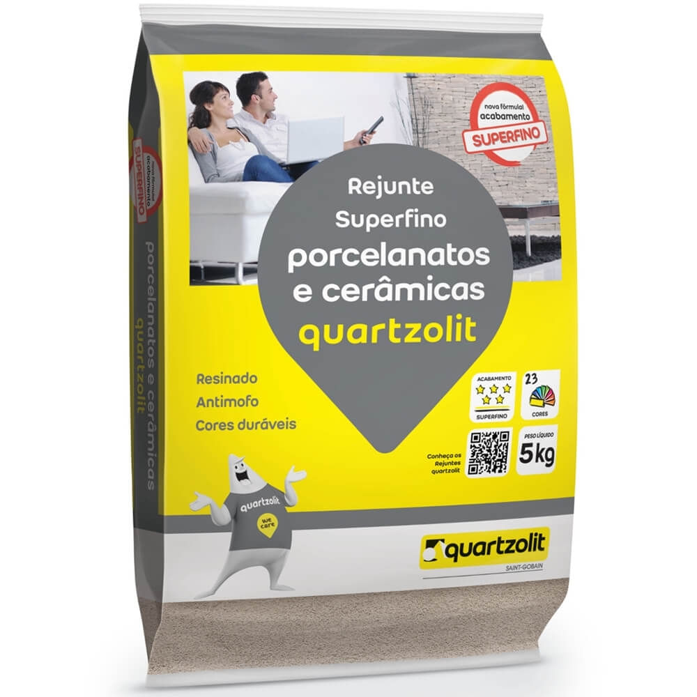 Rejunte Weber Color Porcelanato Branco 5 Kilos - 0110.00000.0030FD - QUARTZOLIT