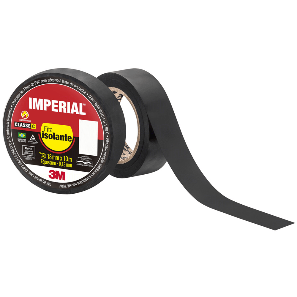 Fita Isolante Imperial Slim 18mm x 10m - HB004236020 - 3M