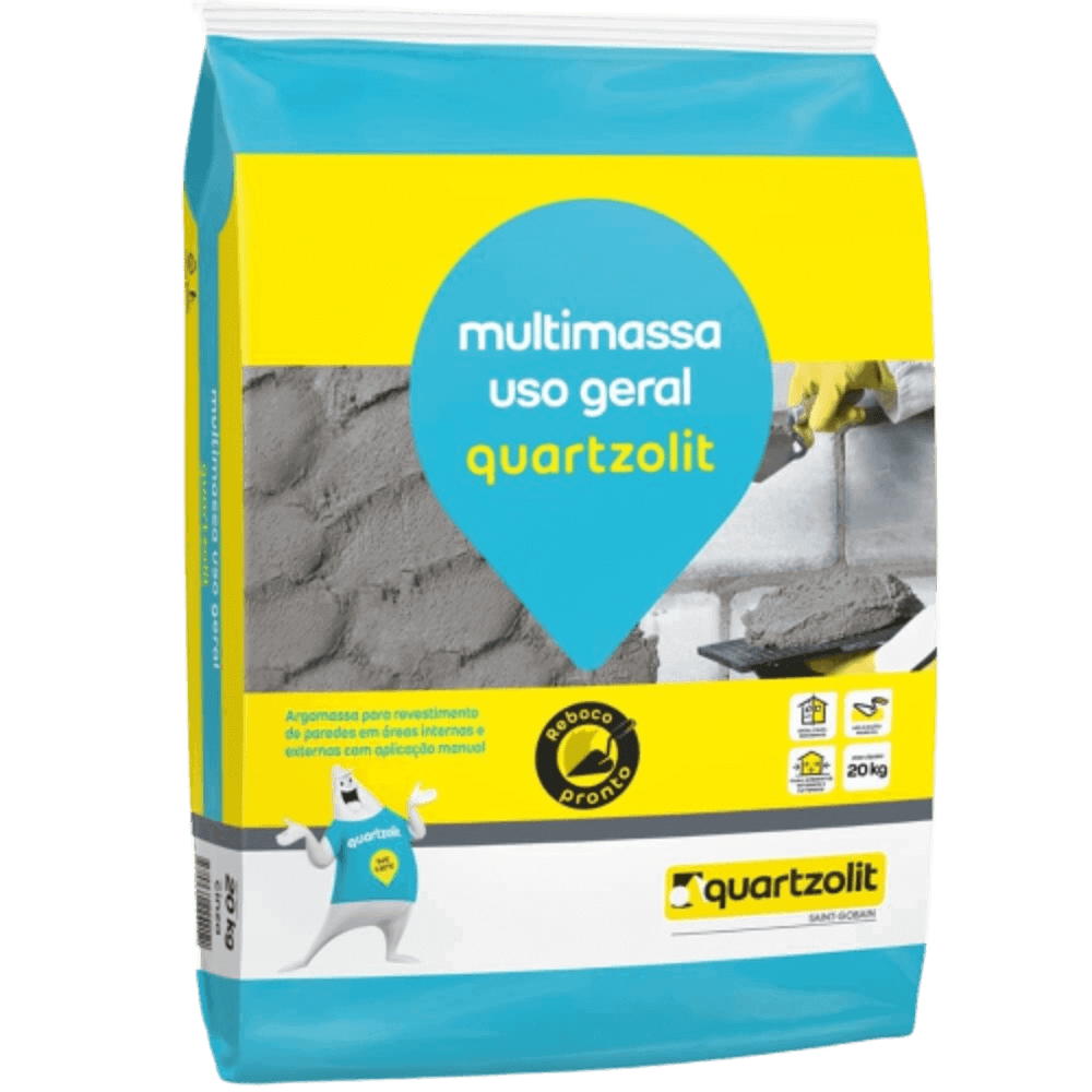 Massa Pronta Multimassa para Uso Geral 20 Kilos - 0082.00001.0020PL - QUARTZOLIT