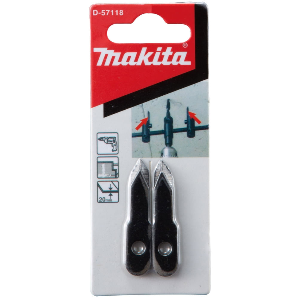 Conjunto de Lâminas para Furador Ajustável com 2 Peças - D-57118 - MAKITA - Imagem 2