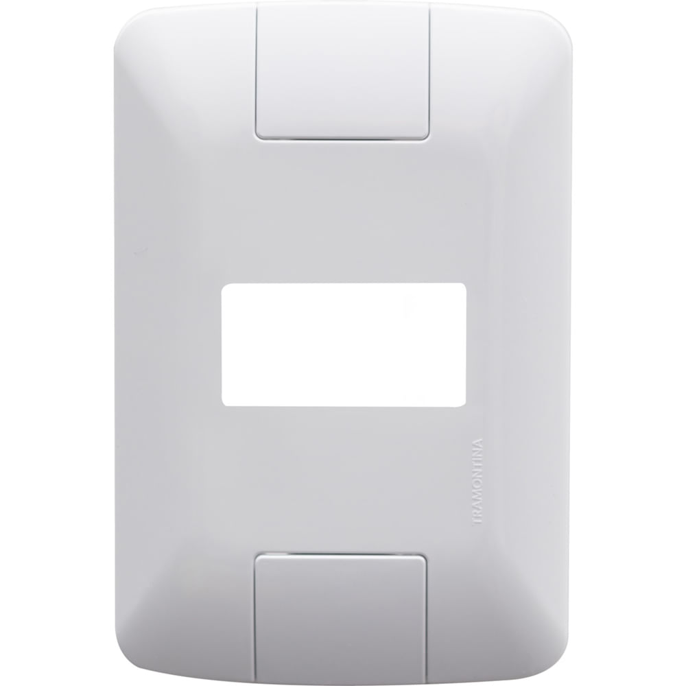 Placa 1 Posto Horizontal 4x2 Branca Aria - 57203004 - TRAMONTINA