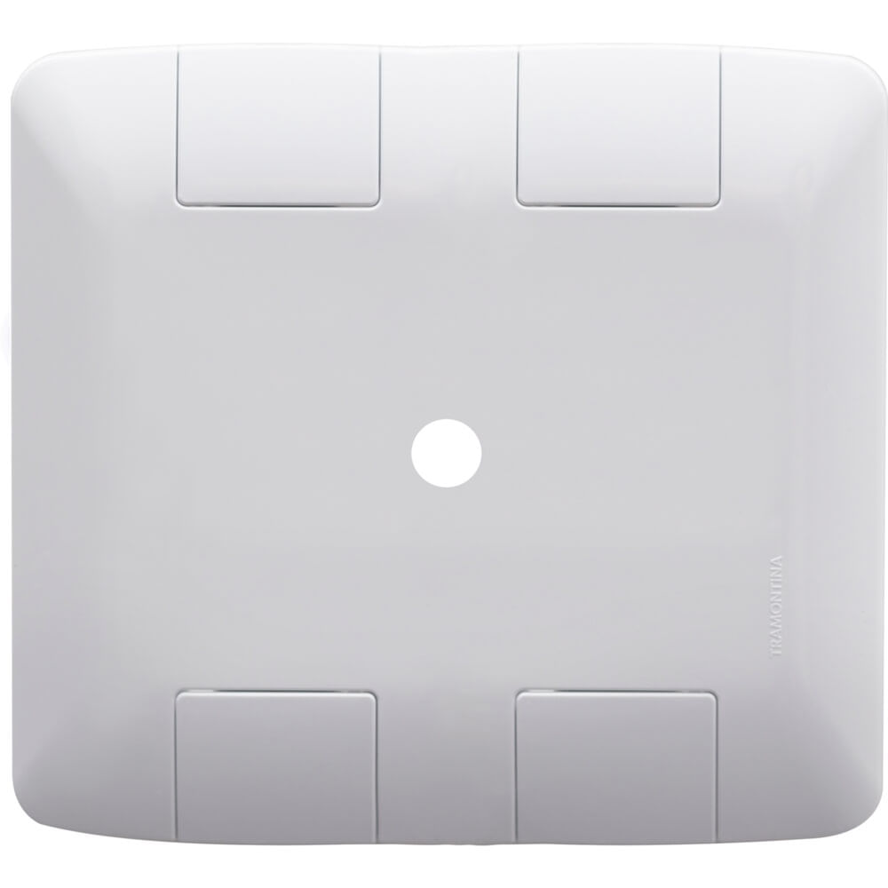 Placa 4x4 com Furo 9,5mm Aria Branca - 57203022 - TRAMONTINA