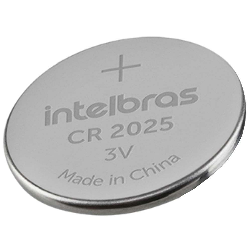 Bateria Não Recarregável de Lítio Tipo Botão 3 Volts CR2025 160mAh 20 x 2,5 mm - 4860001 - INTELBRAS - Imagem 2