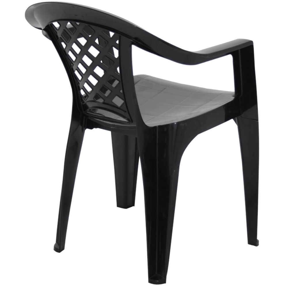 Cadeira com Braços Iguape Preta - 92221009 - TRAMONTINA - Imagem 5