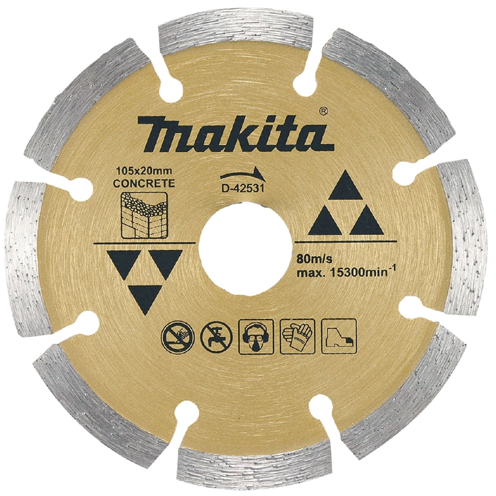 Serra Mármore Dupla Isolação 1300 Watts 220 Volts 13.800 RPM + 2 Discos  - 4100NH3ZX2 - MAKITA - Imagem 4