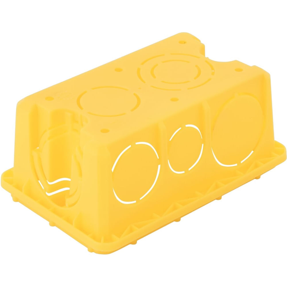 Caixa De Embutir Retangular Amarela De PVC 4X2 - 57500044 - TRAMONTINA - Imagem 4