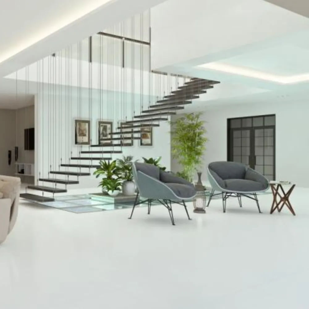 Piso Extra André Acetinado Retificado 74x74cm Caixa com 2,19m² / 4 Peças - PHD70430R - INCEFRA - Imagem 3