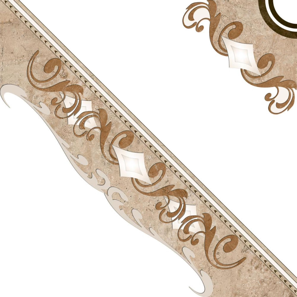 Piso 45x45cm Caixa com 2,32m² / 11 Peças - PD-45080 - INCEFRA - Imagem 2