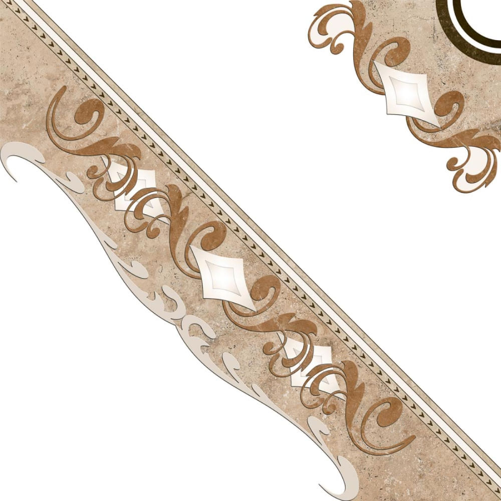 Piso 45x45cm Caixa com 2,32m² / 11 Peças - PD-45080 - INCEFRA - Imagem 4