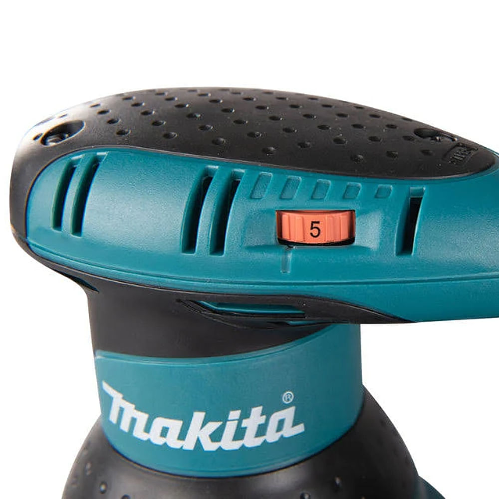 Lixadeira Rotorbital Com Lixa e Saco Coletor 300 Watts 220 Volts - BO5031 - MAKITA - Imagem 2