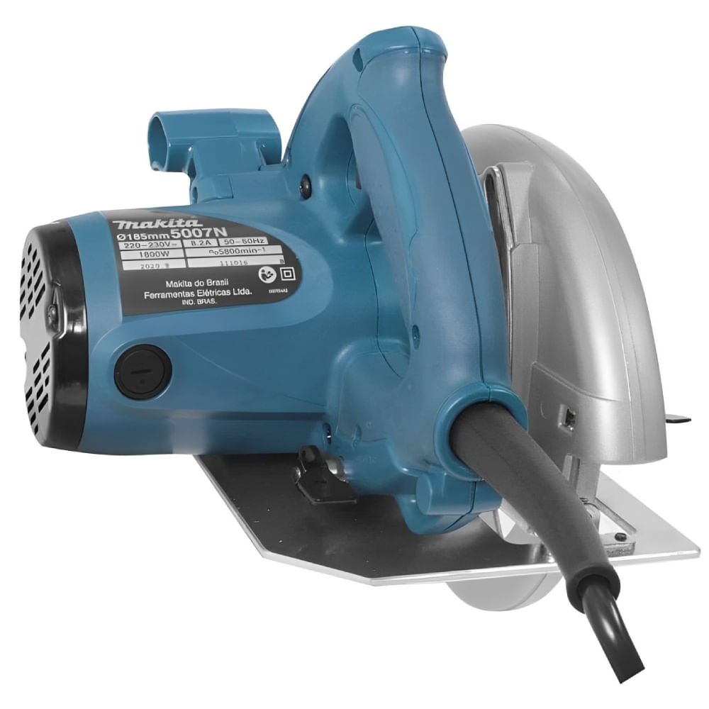 Serra Circular Dupla isolação 185mm 7.1/4"" 5.800 RPM 110 Volts - 5007N - MAKITA - Imagem 5