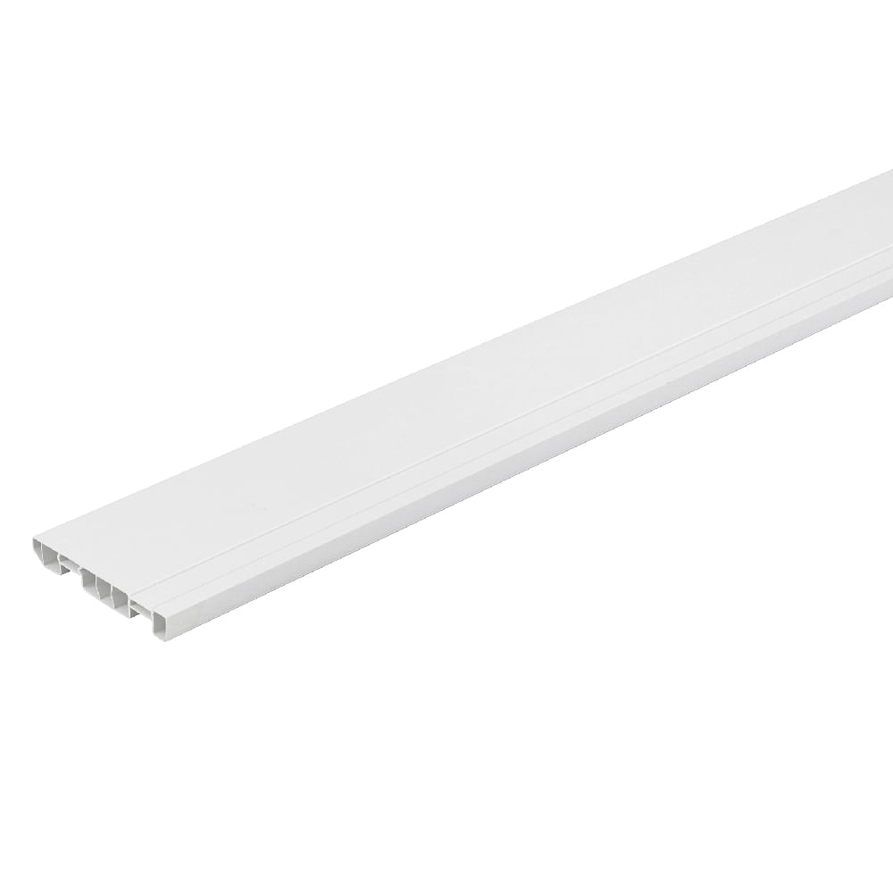 Rodapé de PVC com 240x10cm Branco - 083642060010 - PERMATTI - Imagem 2