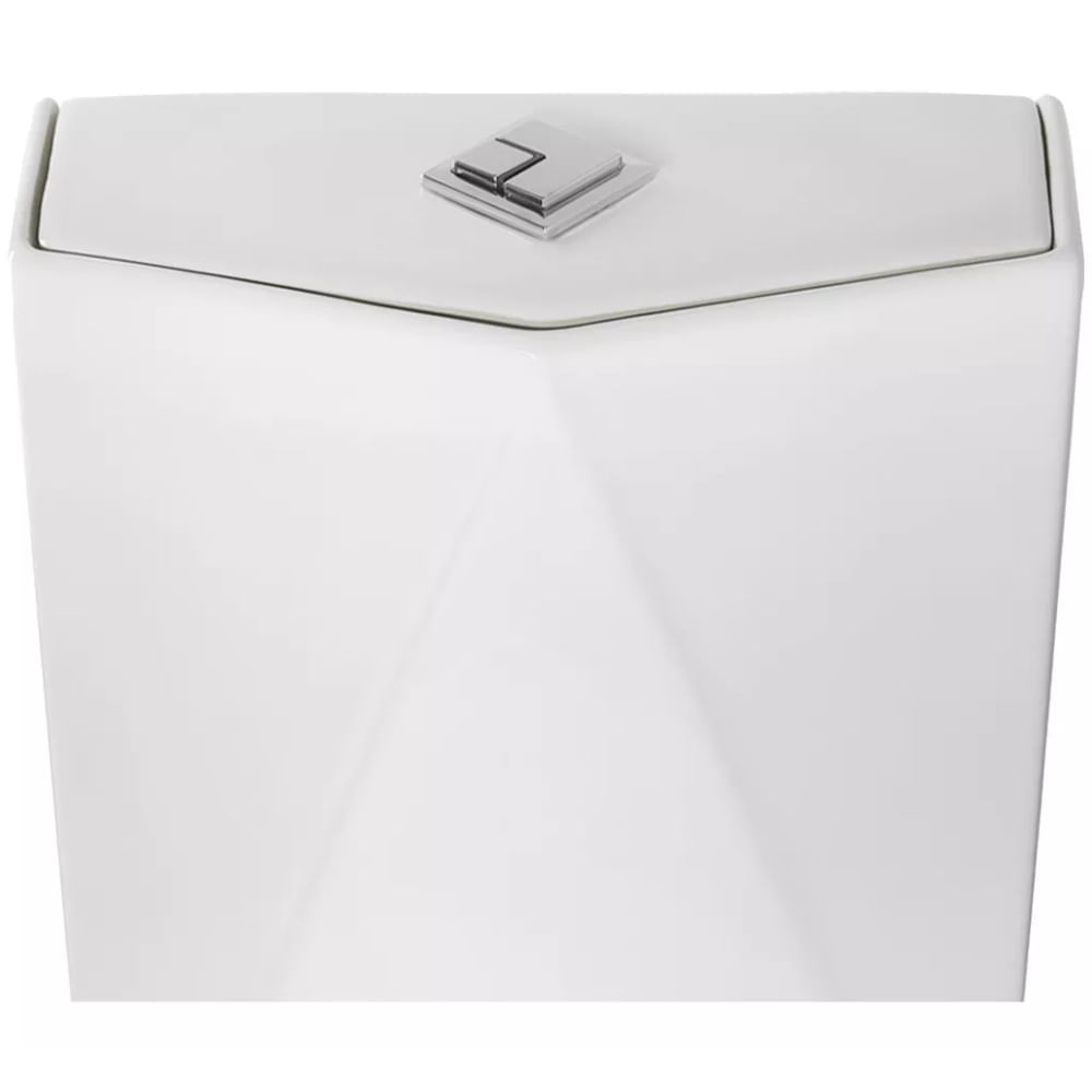 Vaso Sanitário Monobloco Esmaltado com Caixa Acoplada e Assento Anti-Ruído Branco Milão - SAN-002 - STILLUS HOME - Imagem 5