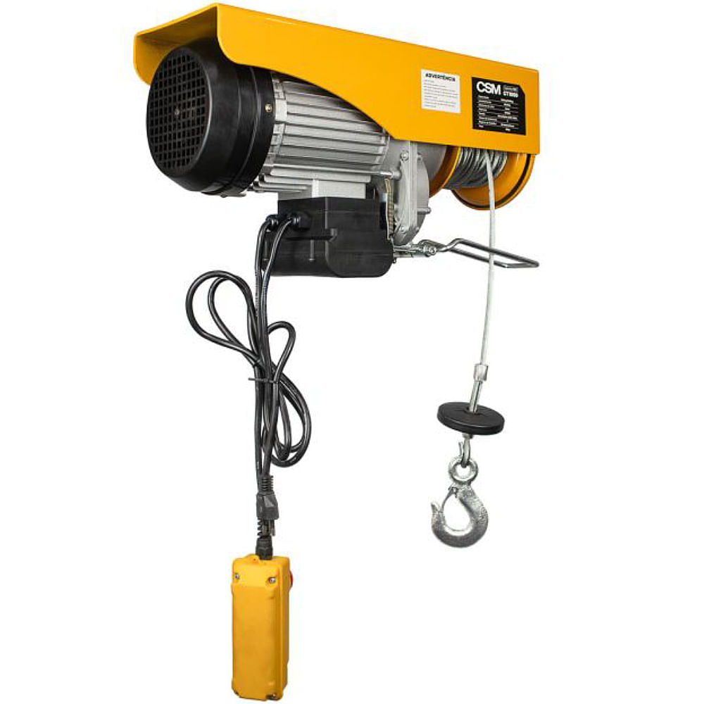Guincho Elétrico TEC GT 500/1000 Monofásico 220 Volts - 71000592 - CSM - Imagem 3