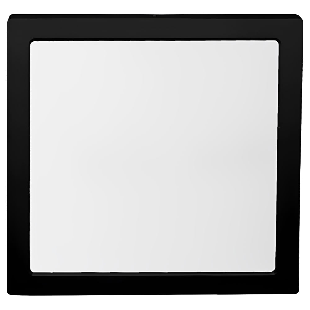 Painel com Placa Led Quadrado de Embutir Lys 18 Watts 6500K Preto - 15140228 - TASCHIBRA