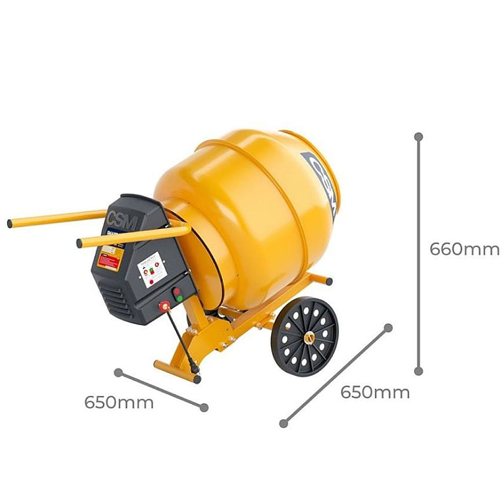 Betoneira Smart Compacta Monofásica 2 em 1 110 Volts 130 Litros - 71000401 - CSM - Imagem 9