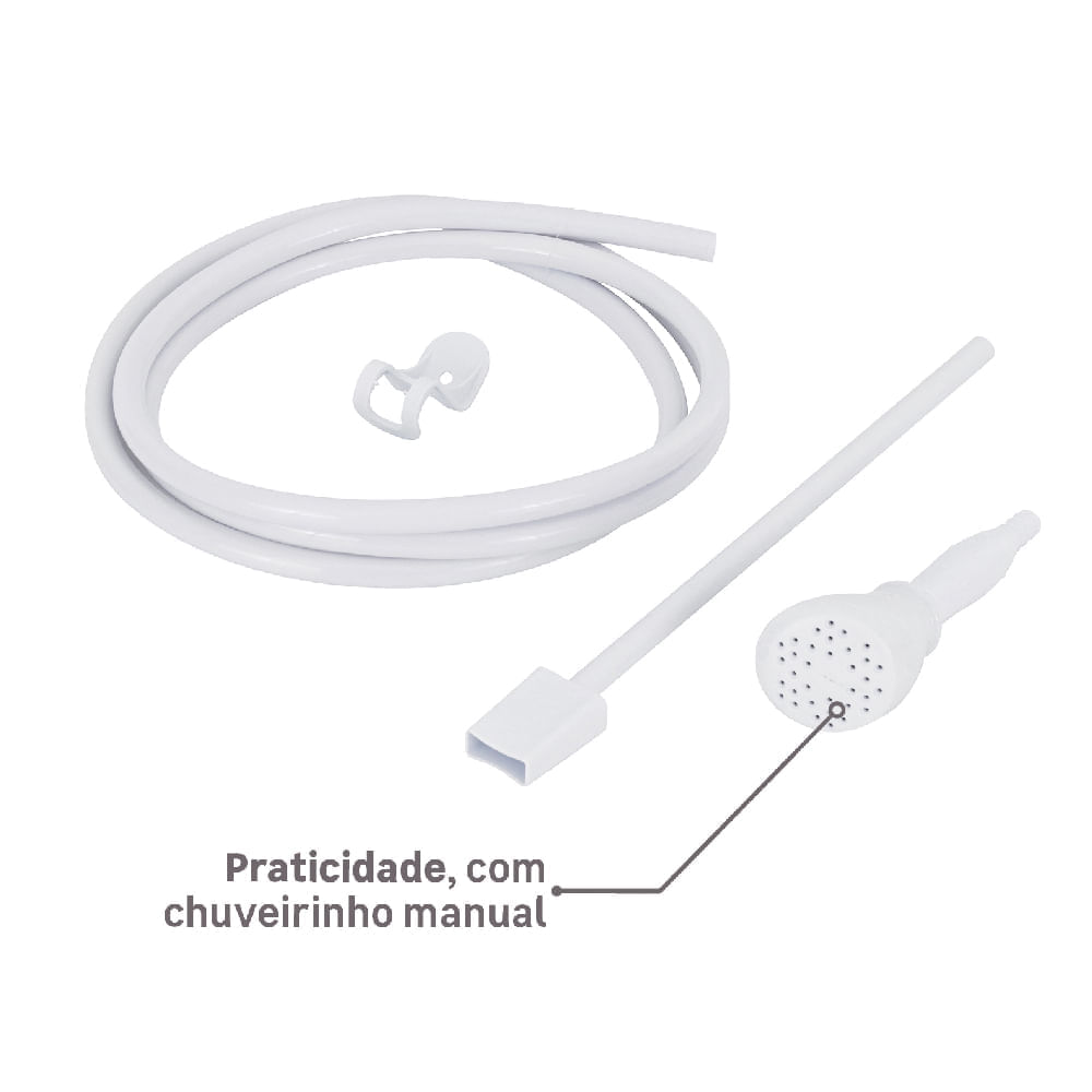 Ducha Dulaci Premium Eletrônica 7500 Watts 220 Volts Branco - DDPEL75220BR03 - ZAGONEL - Imagem 9