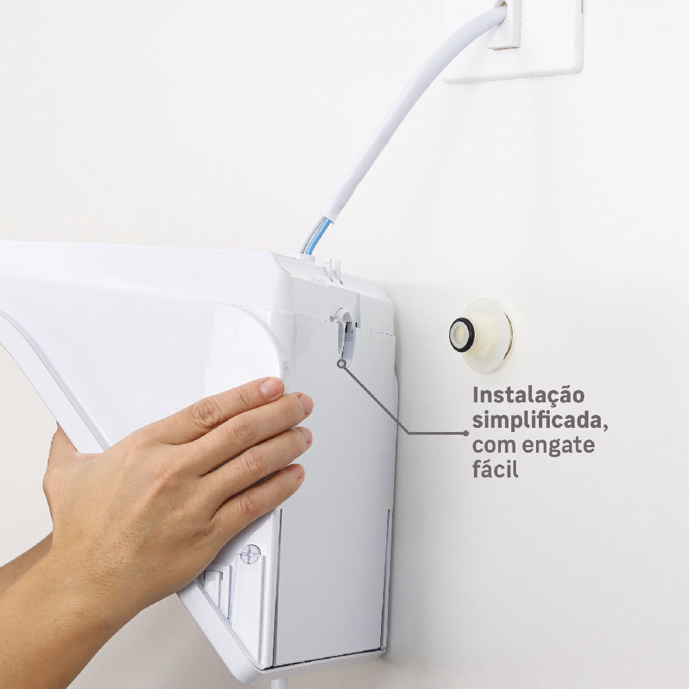 Ducha Dulaci Premium Eletrônica 7500 Watts 220 Volts Branco - DDPEL75220BR03 - ZAGONEL - Imagem 11