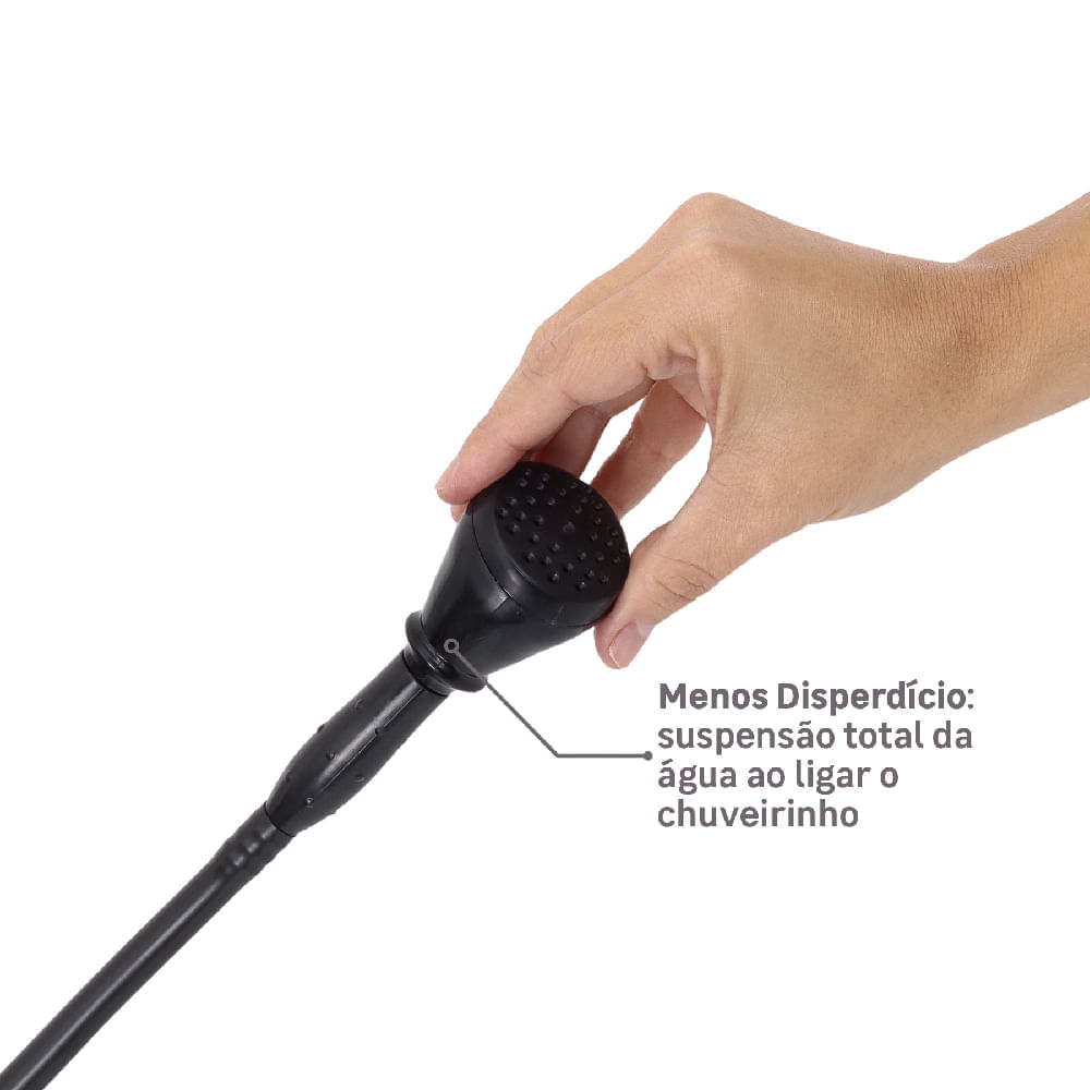 Ducha Dulaci Premium Eletrônica 7500 Watts 220 Volts Black - DDPEL75220BL03 - ZAGONEL - Imagem 6