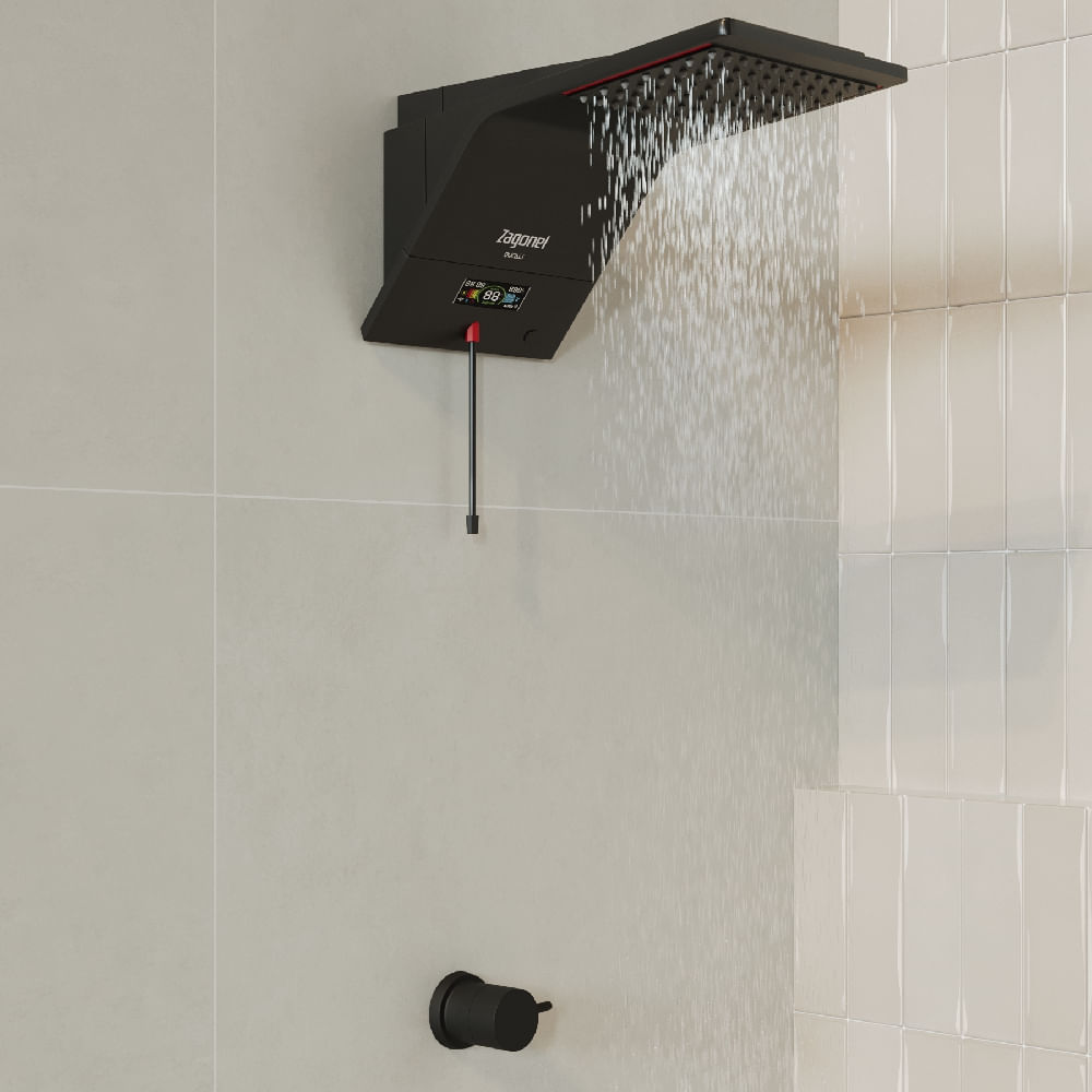 Ducha Dulaci Premium Eletrônica 7500 Watts 220 Volts Black - DDPEL75220BL03 - ZAGONEL - Imagem 18