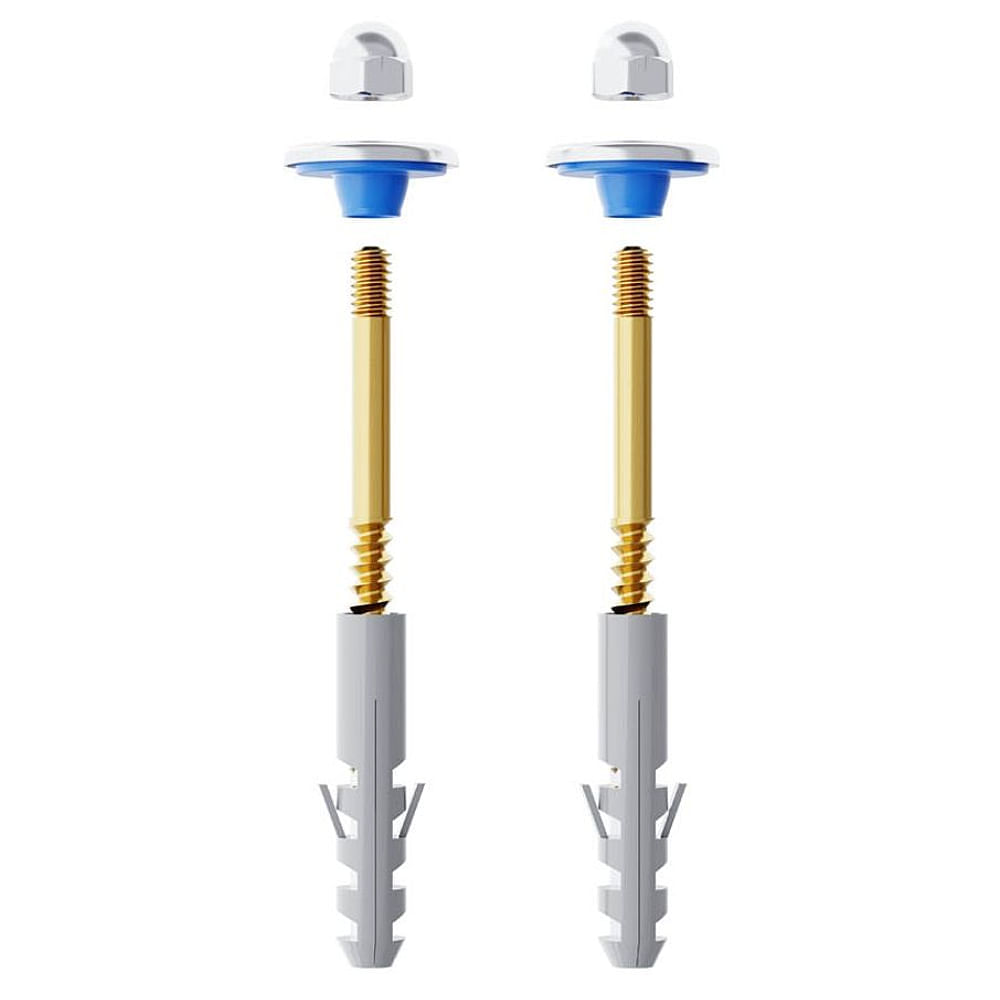 Kit Anel de Vedação para Vaso Sanitário com Guia e Kit para Fixação em Latão - 292516-61 - BLUKIT - Imagem 2