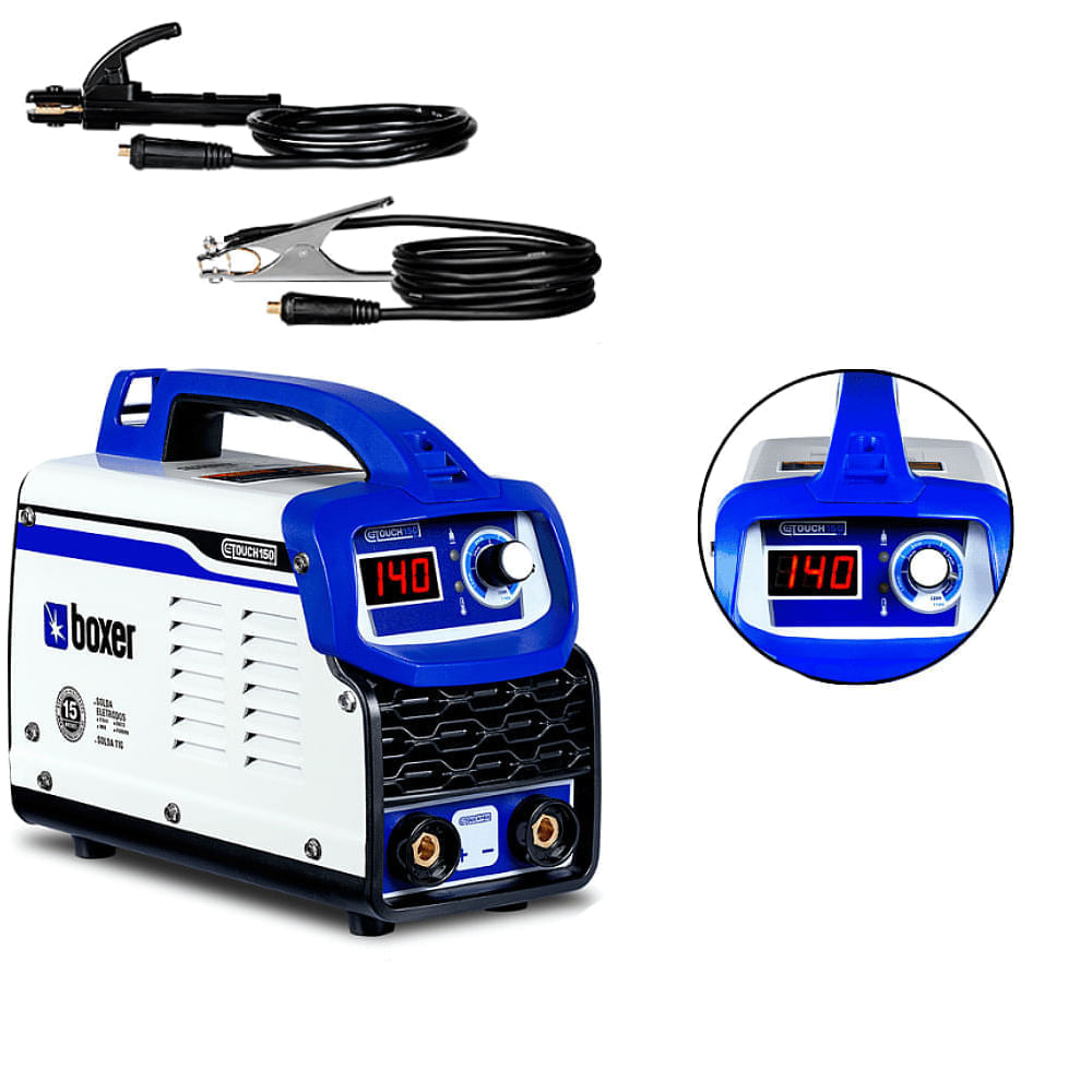 Máquina Inversora Touch Bivolt com Porta Eletrodo e Carga 150BV - 99023 - BOXER - Imagem 8