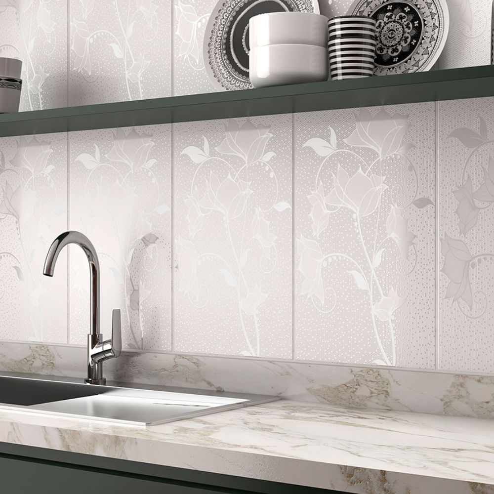 Revestimento Jasmim 34x60cm Caixa com 2,10m² / 10 Peças - 1991D - FORMIGRES - Imagem 2