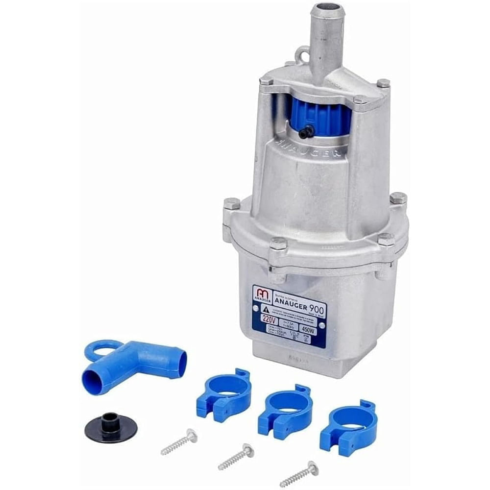 Bomba D' agua Submersa para Poço 900 450 Watts 220 Volts - 60590 - ANAUGER