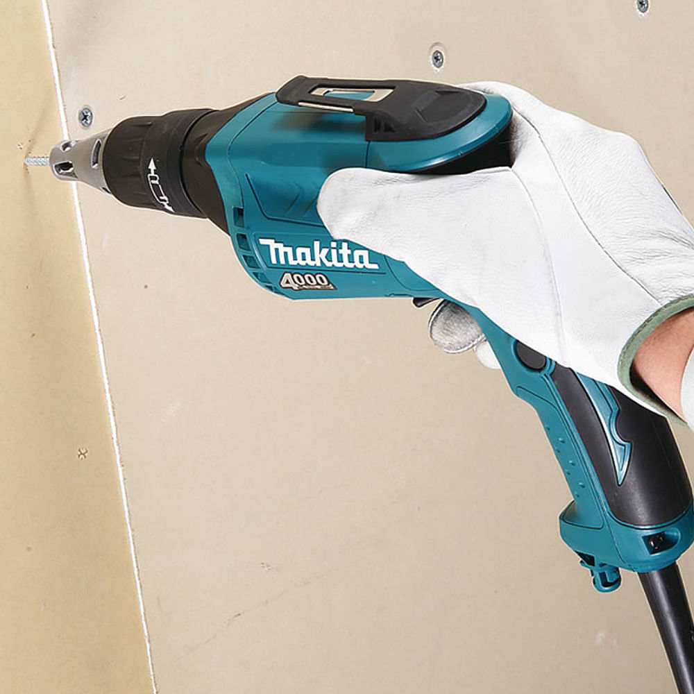 Parafusadeira Para Gesso Com Velocidade Variável e Reversível 220 Volts 1/4" - FS4000 - MAKITA - Imagem 4
