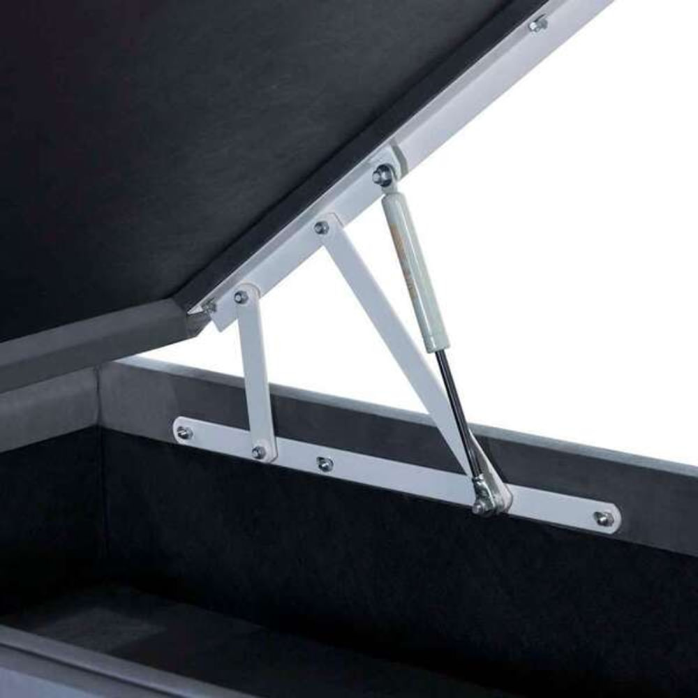 Base Baú Physical Camurça Cinza Casal 138x188x39cm - 1051612180 - ORTOBOM - Imagem 4