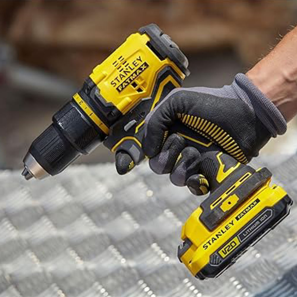 Parafusadeira e Furadeira 1/2" 13mm 20 Volts Brushless Bivolt com 2 Baterias + Maleta - SBD710D2K-BR - STANLEY - Imagem 6