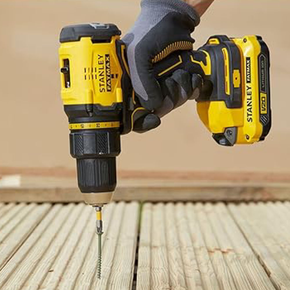 Parafusadeira e Furadeira 1/2" 13mm 20 Volts Brushless Bivolt com 2 Baterias + Maleta - SBD710D2K-BR - STANLEY - Imagem 7