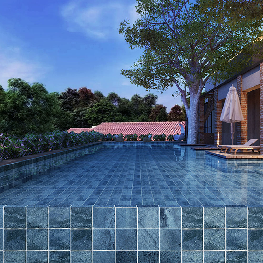 Revestimento 30,7x30,7cm Fachada e Piscina Sancho Blue Caixa com 2,07m² - 108520255 - CERAL - Imagem 2