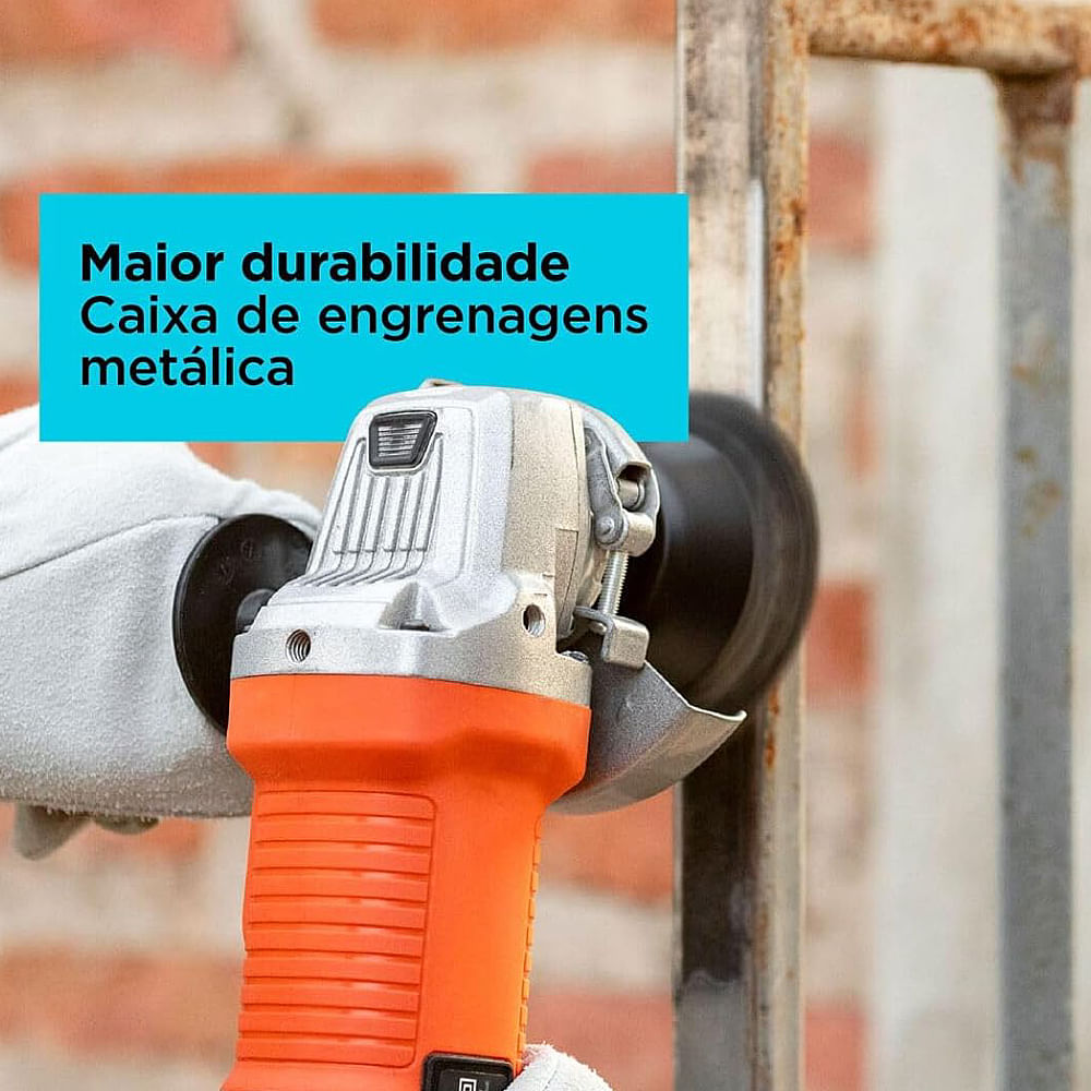 Esmerilhadeira Angular 4.1/2" 115mm 920 Watts 220 Volts - G720XB2 - BLACK & DECKER - Imagem 9