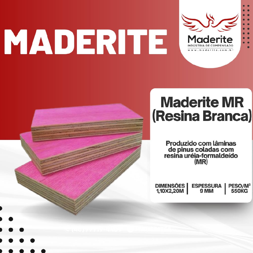 Madeirite Resinado com Cola Branca 9mm 220x110cm - 1 - ANGATU - Imagem 2