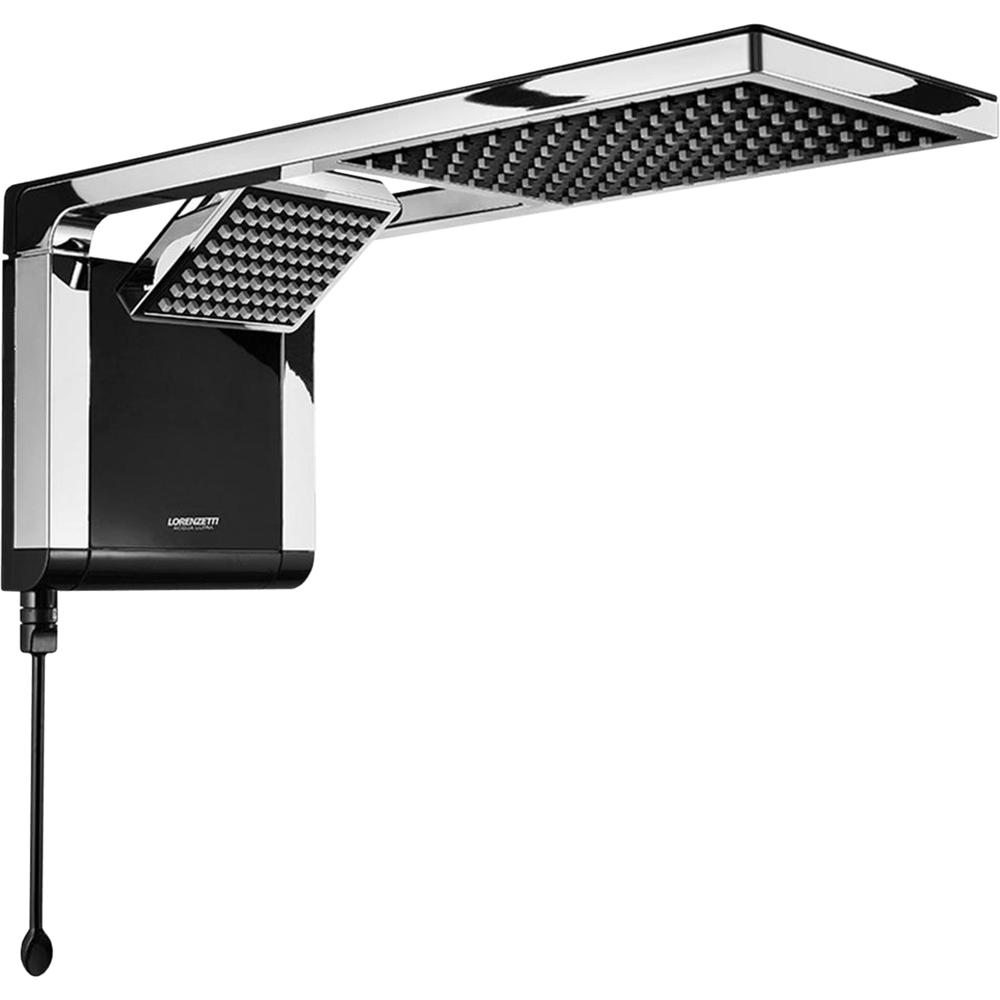 Chuveiro Acqua Duo Black Cromado 7800 Watts  220 Volts - 7510104 - LORENZETTI