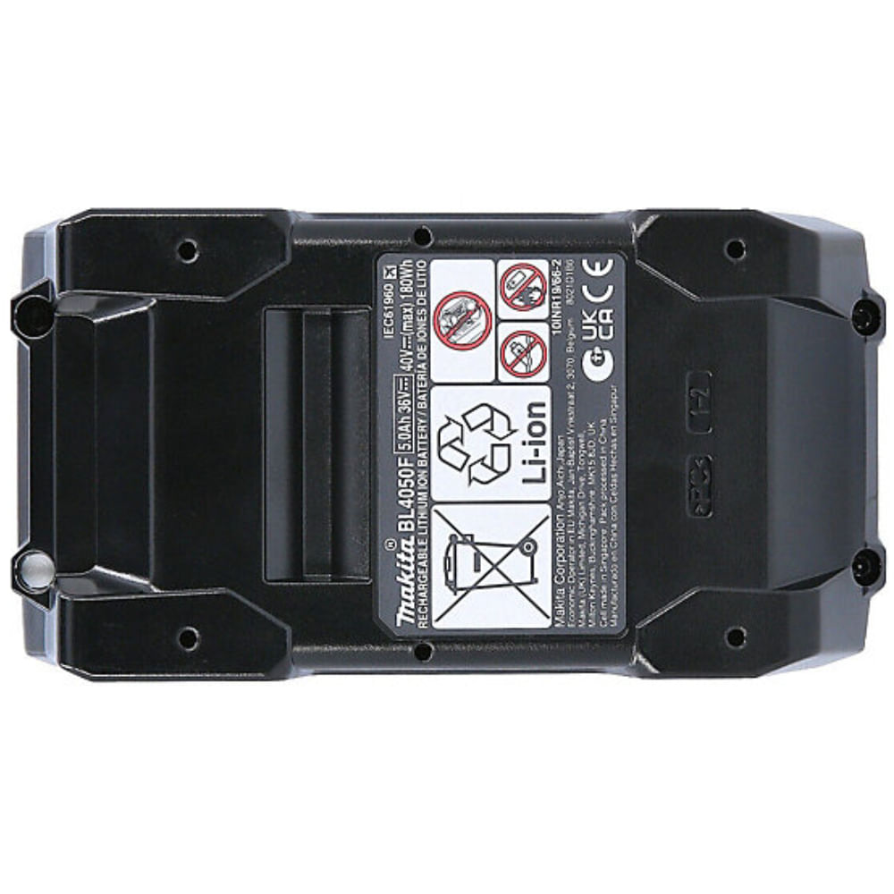 Bateria Li-Ion 40 Volts Max 5.0Ah XGT - BL4050F - MAKITA - Imagem 5