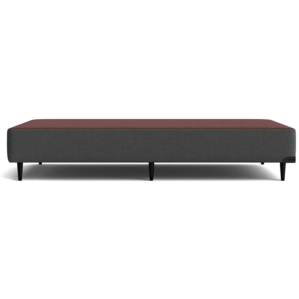 Base Sommier Camurça Cinza Casal 138x188x23cm - 1051611851 - ORTOBOM - Imagem 4