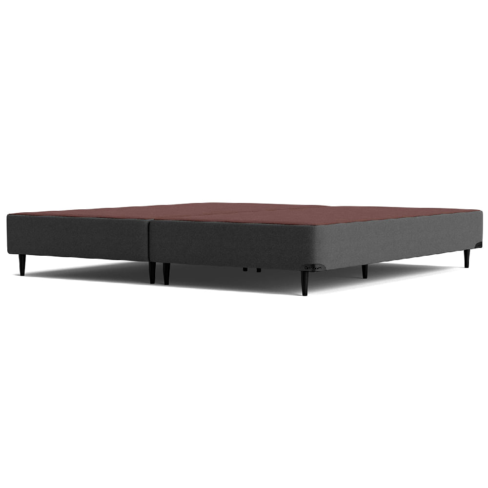 Base Sommier Carmuça Cinza Queen 158x198x23cm - 1051611852 - ORTOBOM - Imagem 2